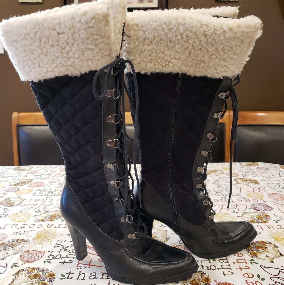 Charlotte Russe calf high,High heel boots